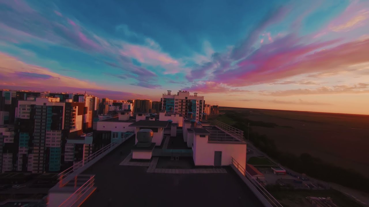 FPV полет по крышам новостроек спб, Sickick - Talking to the Moon (Bruno Mars Remix)