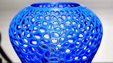 3D printed candle holder voronoi pattern | KD
