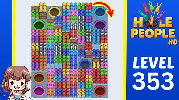 Hole People Level 353 Solution Walkthrough