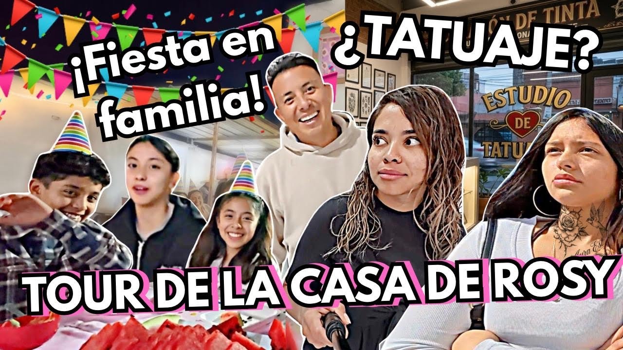 Abby quiere un TATUAJE??!! | Tour por la CASA de ROSY | Fuimos a una FIESTA!!