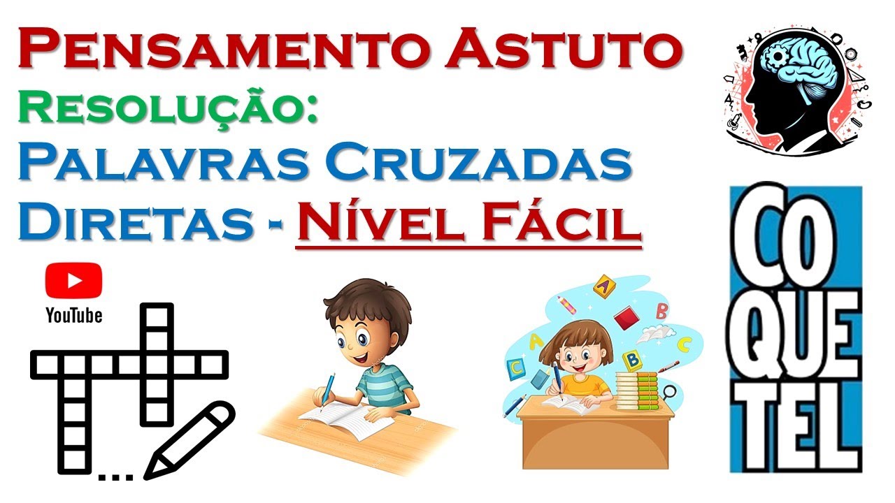 Palavras cruzadas: nível fácil