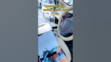 Sail🚘 1Door central locking install 🥵 #cars #short#shorts#viral#feed
