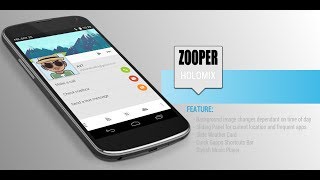 HOLOMIX - ZOOPER WIDGET THEME SKIN screenshot 1