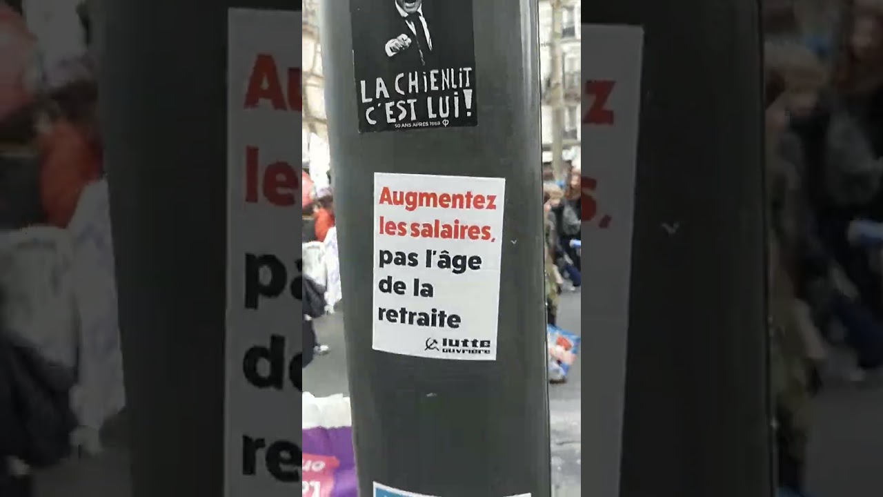 Tu Mets 64 on Mai 68, Manifestation Paris.