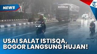 Doa Terkabul! Beberapa Jam Usai Salat Istisqa, Cibinong Diguyur Hujan Deras