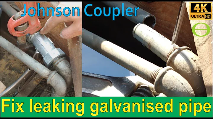 How to fix a leaking galvanized pipe using a Johnson coupler - DayDayNews