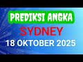 PREDIKSI ANGKA MAIN SYDNEY HARI INI 18 OKTOBER 2025