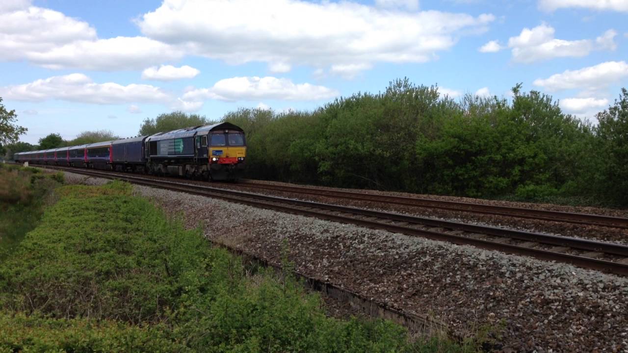 DRS 66425 At Tiverton - 5V47 Derby - Laira T.& R.S.M.D.