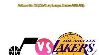 D'Lo heats up for another double double VS. Utah (LAL VS. Jazz) NBA Hoop League Season 2023-24 GM 14