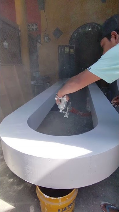 proses pengecatan pelaminan rusti