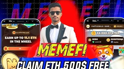 Memefi New Update | Memefi Coin Claim Free 500$ ETH | Memefi Withdrawal | Memefi Airdrop Withdrawal