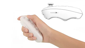 Como usar o controle remoto do VR box?