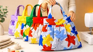 How to Sew a Vintage Pleated Bag | Easy Sewing Tips for Beginners