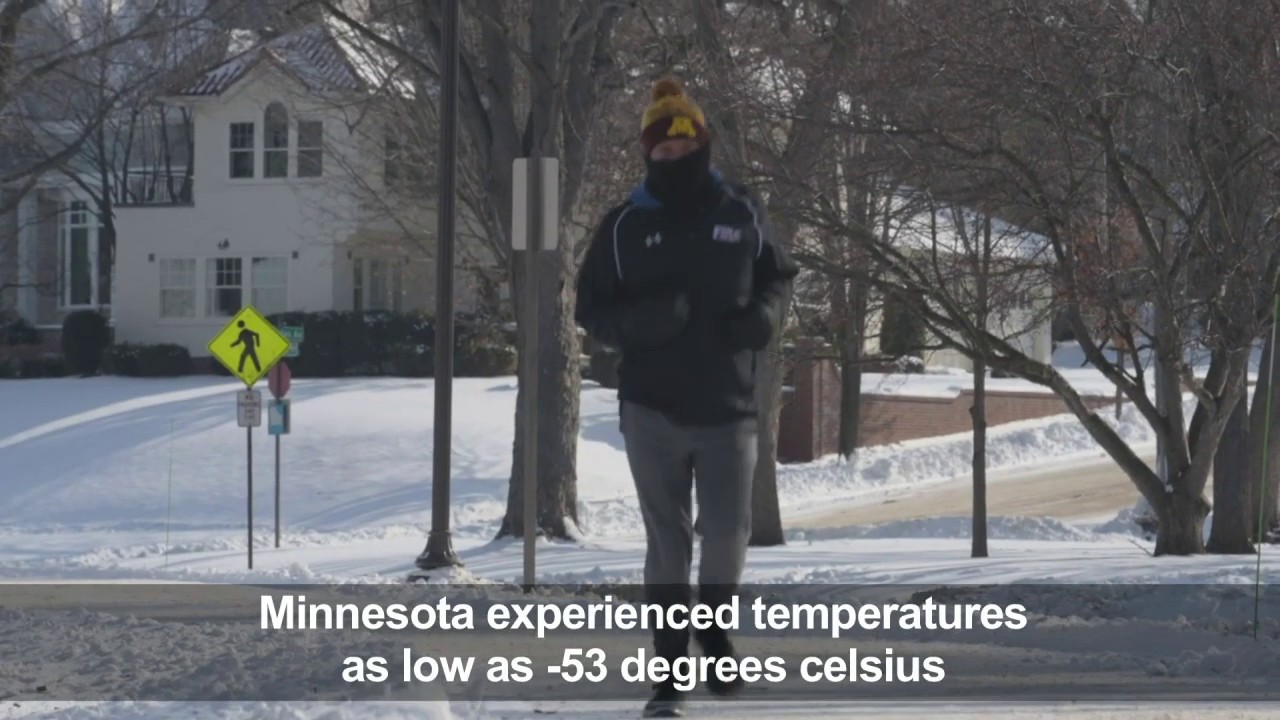 US thaws from Arctic deep freeze; lowest temperature reported at  -53 Celsius