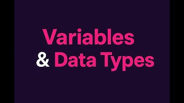 المتغيرات وأنواع البيانات | Variables & Data Types in Python
