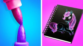 Fun Art Activities You Can Do At Home || Painting And Drawing Hacks