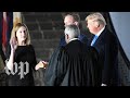 Amy Coney Barrett sworn in by Justice Clarence Thomas