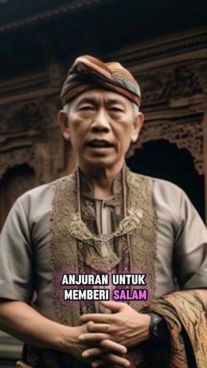 Anjuran memberi salam