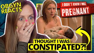 Doctor Reacts: Didn't Know I Was Pregnant....then I looked in the TOILET!?