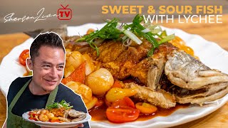 SWEET & SOUR FISH WITH LYCHEE | Sherson Lian