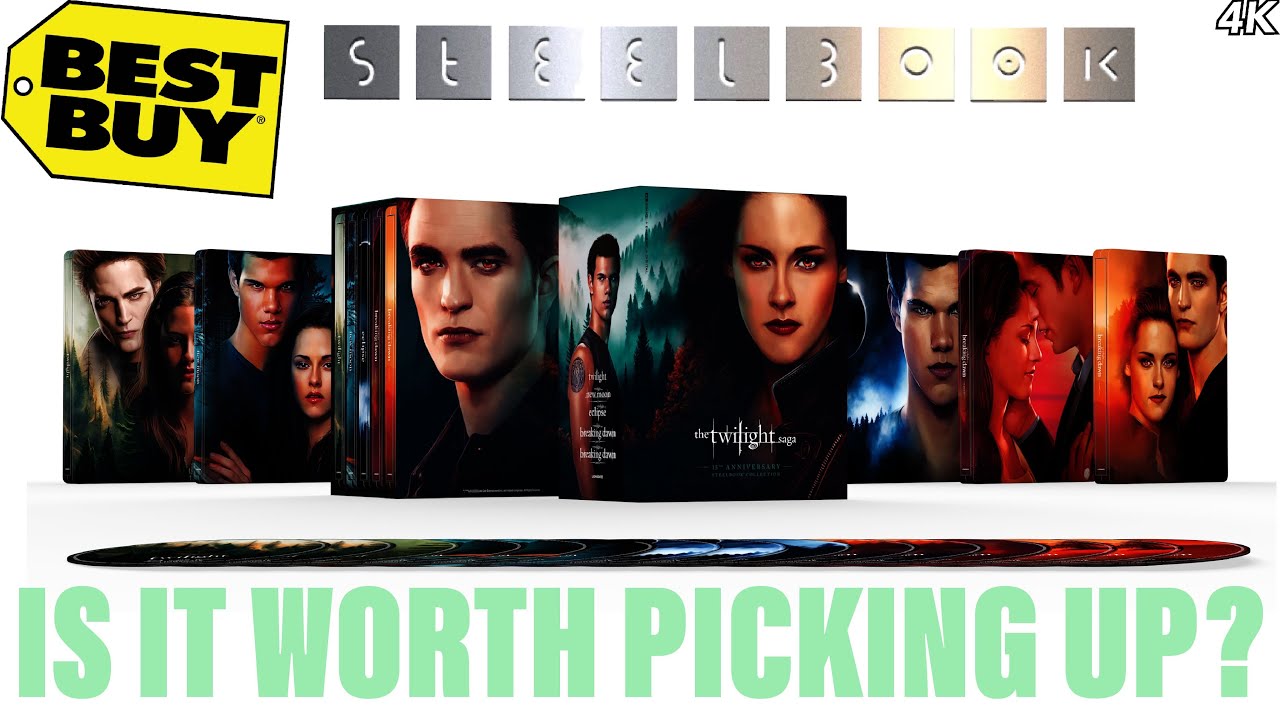 The Twilight Saga 15th Anniversary 4K #steelbook #unboxing and