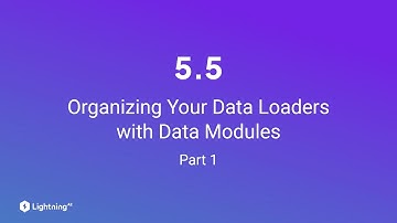 Unit 5.5 | Organizing Your Data Loaders with Data Modules | Part 1