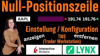 Tws - Null-Positionszeilen Anzeigen - Einfach Und Kurz Erklärt
