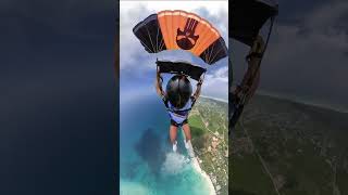 Skydive Zanzibar 🇹🇿 🪂 #summertrips #adventuretime #skydive #vacation