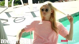 Elle Fanning's On Set of Her Teen Vogue Cover Shoot | Teen Vogue