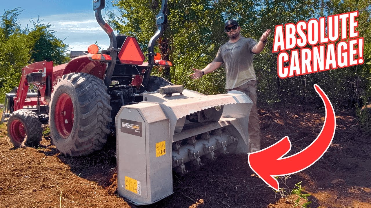 Turning My Tractor Into a Land Clearing BEAST (Baumalight MP348 Mulcher ...