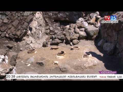 გვარას ციხეზე X - XI საუკუნით დათარიღებული ქვევრები აღმოაჩინეს