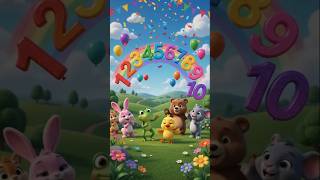 Learn Numbers 1 to 10 | Fun Counting for Kids 🧸✨ #shorts #kidslearningcorner