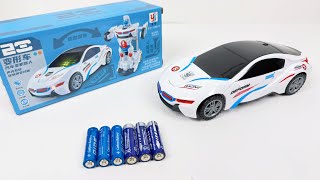 Unboxing Deformation Robot, Space Flying Car, Door-Opening Sports Car, Electric Excavator