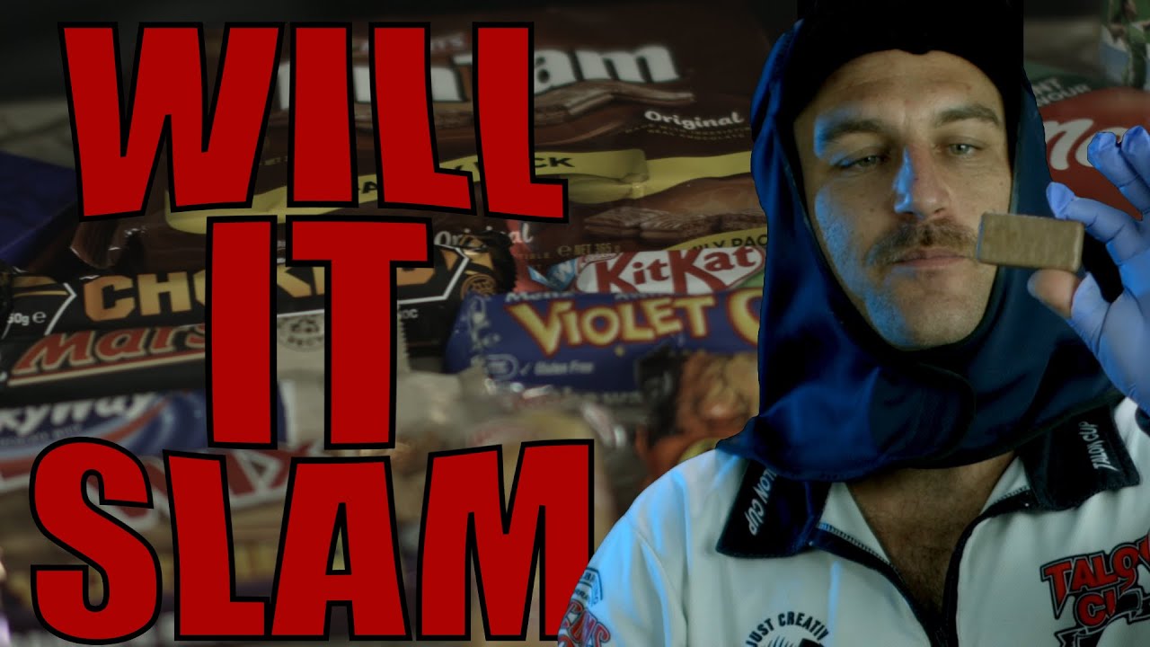 How a bad boy eats a choccy bickie.