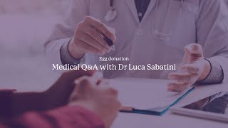 Egg Donation: Medical Q&A with Dr Luca Sabatini