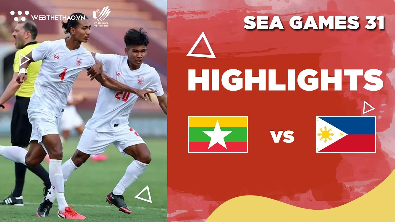 Highlights U23 Myanmar vs U23 Philippines | bóng đá nam SEA Games 31