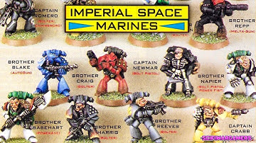 RT101 Imperial Space Marines - Oldhammer - Rogue Trader - Warhammer 40k