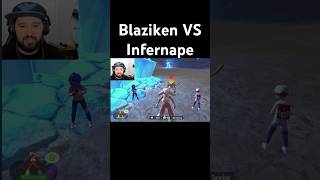 Blaziken VS Infernape Synchro Machine Races Fire Starters Pokémon S & V DLC