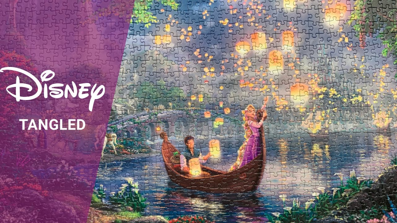 Tangled 2 Puzzle (Thomas Kinkade Disney Collection) 750 Pieces