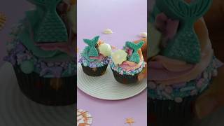 Mermaid Cupcake🧜🏼‍♀️ #cupcake #cakedecorating #summerbaking #mermaid #dessert #trending ︱FOLIAY™