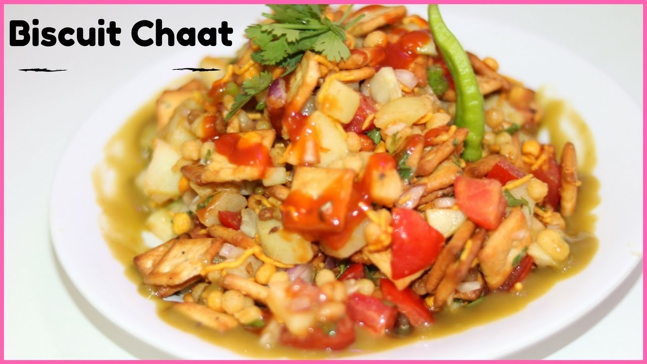 How to make BISCUIT CHAAT | Evening Snacks | KIDS RECIPES - YouTube