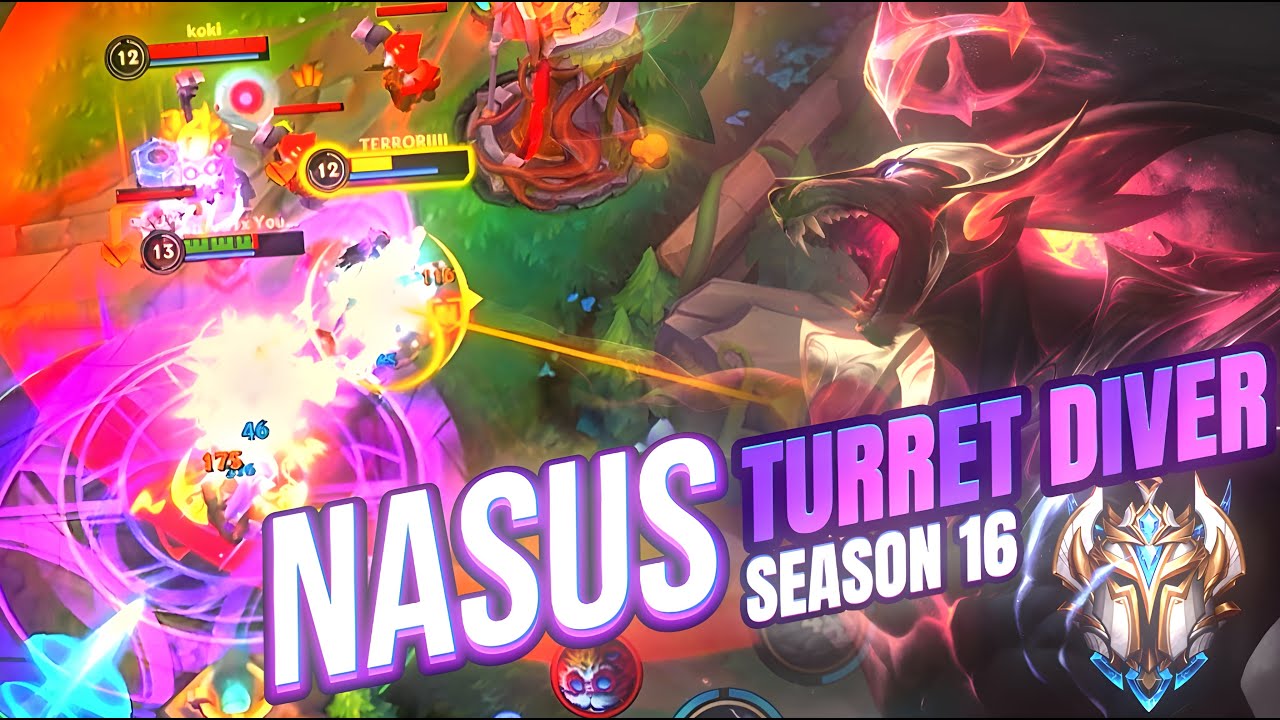WILD RIFT SEASON 16 PATCH 6.0 NASUS TURRET DIVER BUILD REVEALED! - YouTube