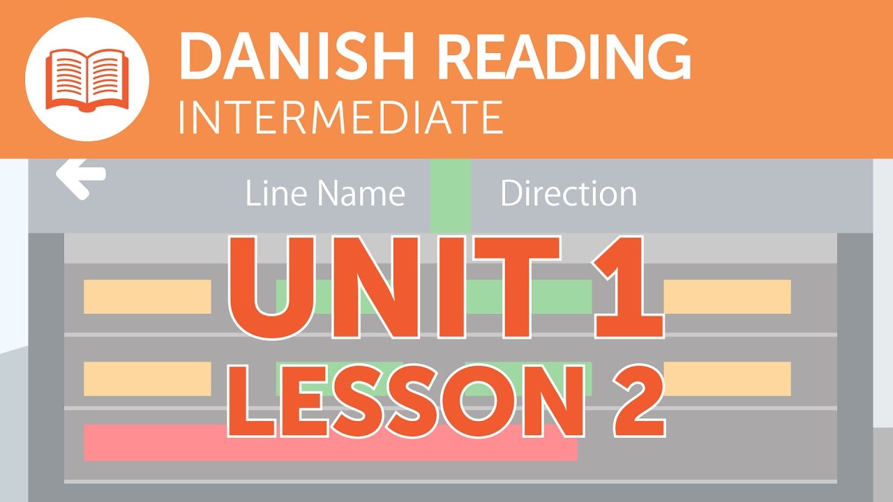 Intermediate Danish Reading - A Late Train in Denmark