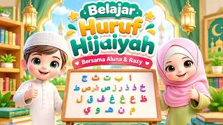 Belajar Huruf Hijaiyah Bersama Aluna & Razy 🌙✨ | Animasi Edukasi Anak 