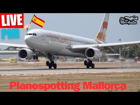 🔴Live Planespotting Palma de Mallorca Spain Holiday Rush #livestream
