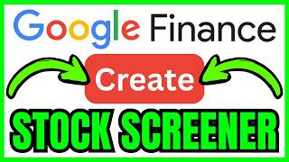 How To CREATE A STOCK SCREENER Using Google Finance (QUICK & EASY) 2026