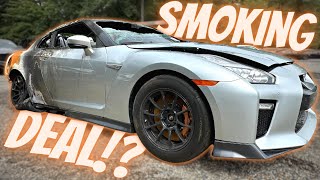 Buying A BURNED Nissan GTR From Copart Salvage Auction?!