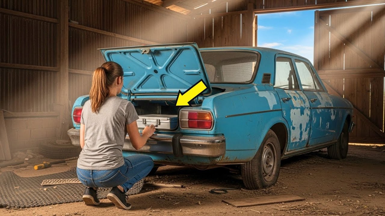 Mãe solteira comprou um carro velho por R$100 — mas o fundo escondia um segredo valioso