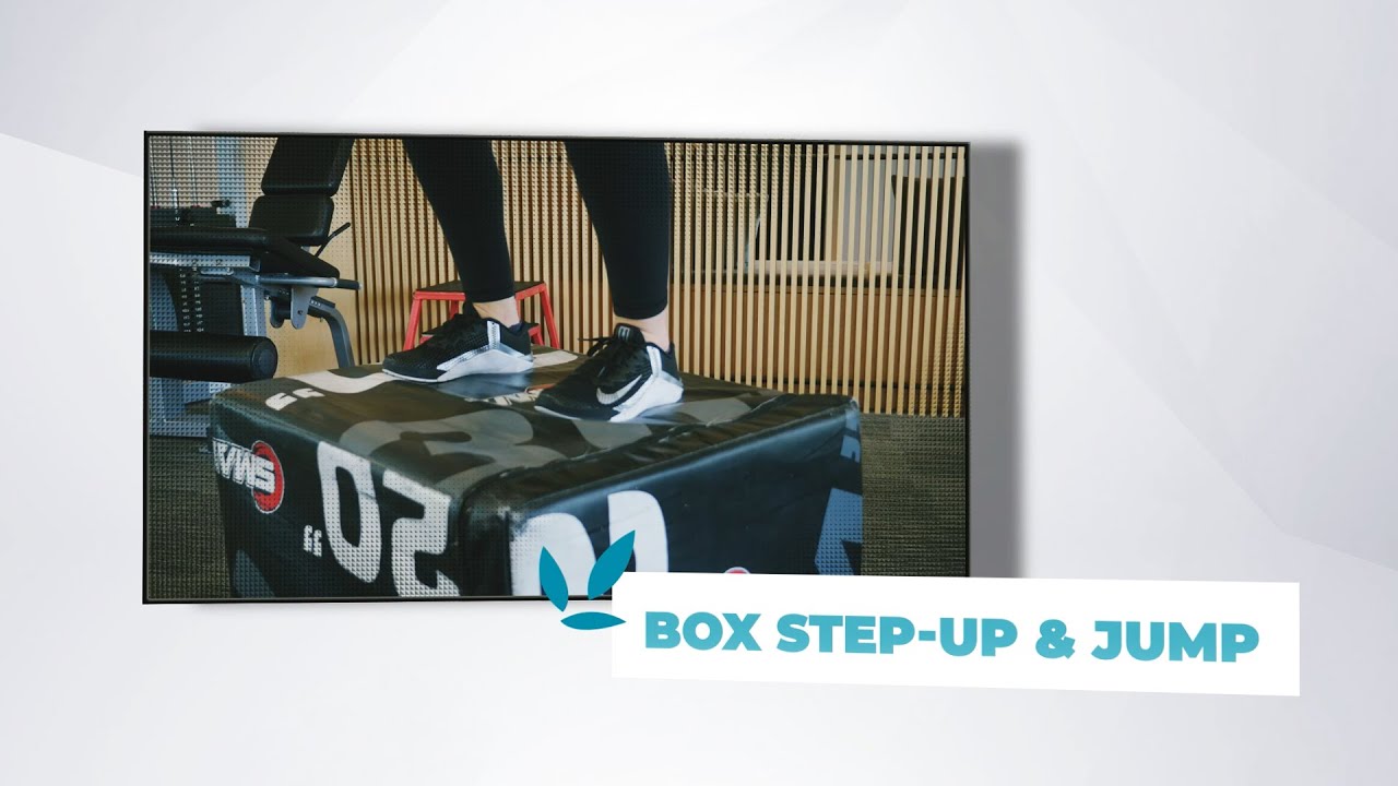 05: Mingara One Fitness: Ben & Bridge - How to do a Box Step-up & Jump