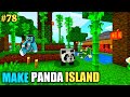 #78 | Minecraft | Make Panda Island With Oggy And Jack | Minecraft Pe | In Hindi | Rock Indian Gamer